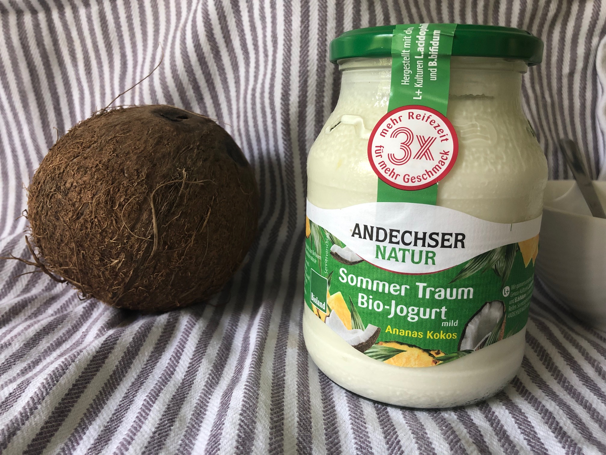 Andechser Natur - Bio-Joghurt Sommer Traum Ananas & Kokos