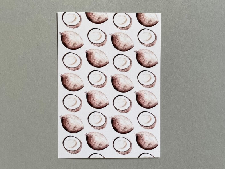 Postkarte-Kokosnüsse-Ansicht-schräg